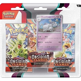 Pokemon Scarlet & Violet - Obsidian Flames - 3-Pack Houndstone - Pokemon TCG